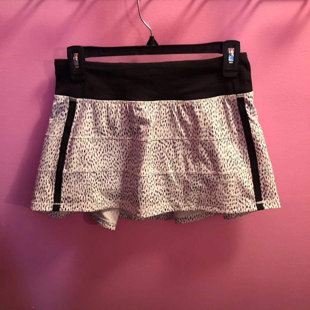 Grey Lululemon Rival Pace Skirt